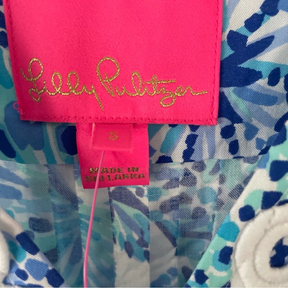 LILLY PULITZER JOAN TUNIC DRESS Size S NWT Shell Me You Love Me Print - Picture 3 of 7